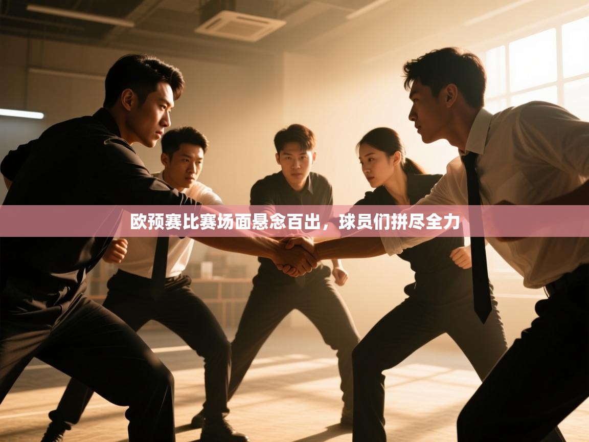 欧预赛比赛场面悬念百出，球员们拼尽全力  第2张
